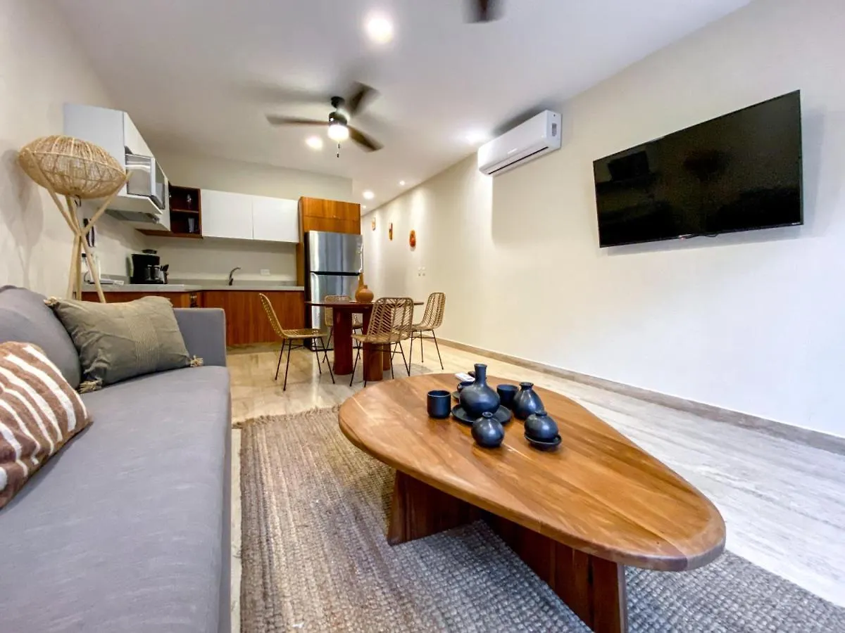 Stylish 1Br Home With Pool Gym Reception Pet Friendly Tulum Apartment