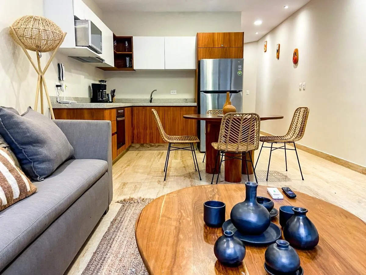 Stylish 1Br Home With Pool Gym Reception Pet Friendly Tulum Apartment